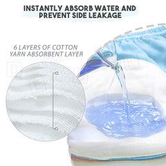 Waterproof Breathable Cotton Potty Training Pants for Babies (Lion)