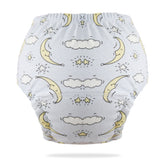 Waterproof Breathable Cotton Potty Training Pants for Babies (Moon)