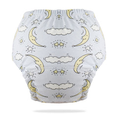 Waterproof Breathable Cotton Potty Training Pants for Babies (Moon)