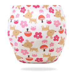 Waterproof Breathable Cotton Potty Training Pants for Babies (Mushroom)