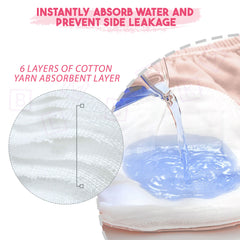 Waterproof Breathable Cotton Potty Training Pants for Babies (Mushroom)