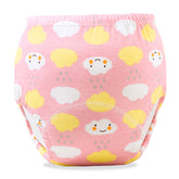 Waterproof Breathable Cotton Potty Training Pants for Babies (Pink Cloud)