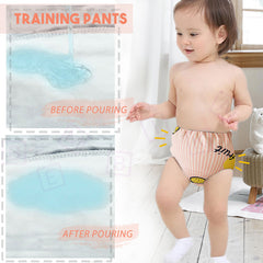 Waterproof Breathable Cotton Potty Training Pants for Babies (Pink Pineapple)