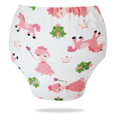 Waterproof Breathable Cotton Potty Training Pants for Babies (Pink Princess)