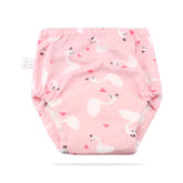 Waterproof Breathable Cotton Potty Training Pants for Babies (Pink Swan)