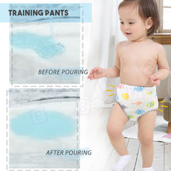 Waterproof Breathable Cotton Potty Training Pants for Babies (Small Fish)