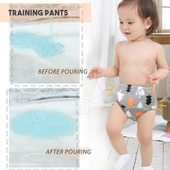 Waterproof Breathable Cotton Potty Training Pants for Babies (Small Tree)