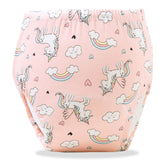 Waterproof Breathable Cotton Potty Training Pants for Babies (Unicorn)