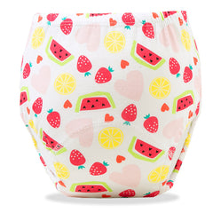 Waterproof Breathable Cotton Potty Training Pants for Babies (Watermelon)