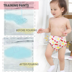 Waterproof Breathable Cotton Potty Training Pants for Babies (Watermelon)