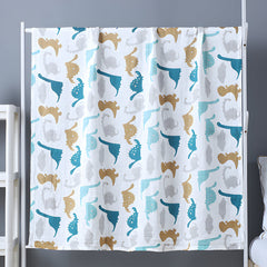 Bamboo Muslin Swaddle Wrap/Blanket for Baby 120X110 (Green)