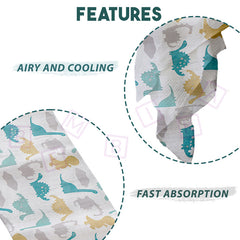 Bamboo Muslin Swaddle Wrap/Blanket for Baby 120X110 (Green)