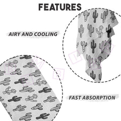 Bamboo Muslin Swaddle Wrap/Blanket for Baby 120X110 (Black)