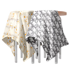 Bamboo Muslin Swaddle Wrap/Blanket for Baby 120X110 (Peach)