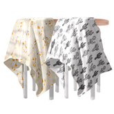 Bamboo Muslin Swaddle Wrap/Blanket for Baby 120X110 (Orange)