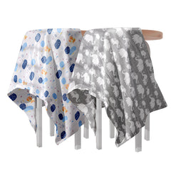 Bamboo Muslin Swaddle Wrap/Blanket for Baby 120X110 (Blue)