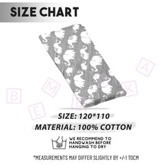 Bamboo Muslin Swaddle Wrap/Blanket for Baby 120X110 (Blue)