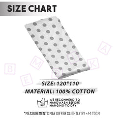 Bamboo Muslin Swaddle Wrap/Blanket for Baby 120X110 (Grey)