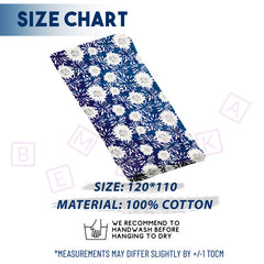 Bamboo Muslin Swaddle Wrap/Blanket for Baby 120X110 (Multi)