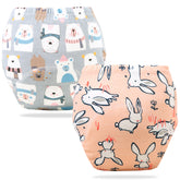 Waterproof Breathable Cotton Potty Training Pants for Babies (Set of 2)