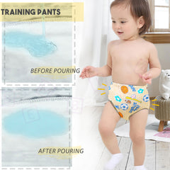 Waterproof Breathable Cotton Potty Training Pants for Babies (Set of 2)