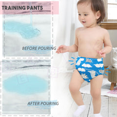 Waterproof Breathable Cotton Potty Training Pants for Babies (Set of 2)