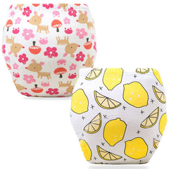 Waterproof Breathable Cotton Potty Training Pants for Babies (Set of 2)