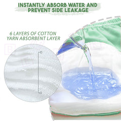 Waterproof Breathable Cotton Potty Training Pants for Babies (Set of 2)