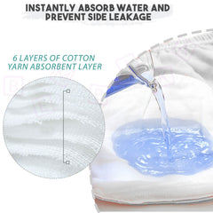 Waterproof Breathable Cotton Potty Training Pants for Babies (Set of 2)