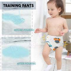 Waterproof Breathable Cotton Potty Training Pants for Babies (Set of 2)