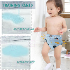 Waterproof Breathable Cotton Potty Training Pants for Babies (Set of 2)