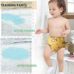 Waterproof Breathable Cotton Potty Training Pants for Babies (Set of 2)