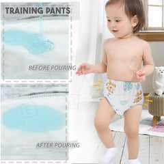 Waterproof Breathable Cotton Potty Training Pants for Babies (Set of 2)