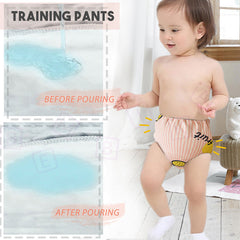 Waterproof Breathable Cotton Potty Training Pants for Babies (Set of 2)
