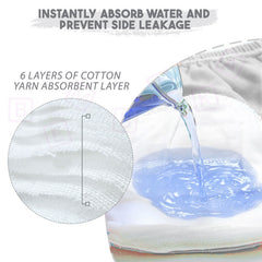 Waterproof Breathable Cotton Potty Training Pants for Babies (Set of 2)