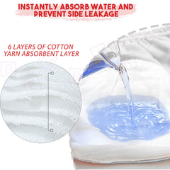 Waterproof Breathable Cotton Potty Training Pants for Babies (Set of 2)