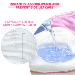 Waterproof Breathable Cotton Potty Training Pants for Babies (Set of 3)