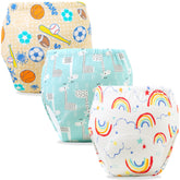 Waterproof Breathable Cotton Potty Training Pants for Babies (Set of 3)