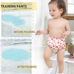 Waterproof Breathable Cotton Potty Training Pants for Babies (Set of 3)
