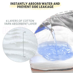 Waterproof Breathable Cotton Potty Training Pants for Babies (Set of 3)