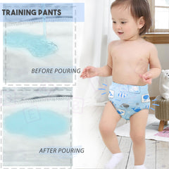 Waterproof Breathable Cotton Potty Training Pants for Babies (Set of 3)