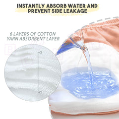 Waterproof Breathable Cotton Potty Training Pants for Babies (Set of 3)