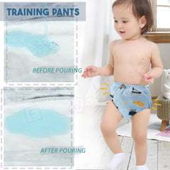 Waterproof Breathable Cotton Potty Training Pants for Babies (Set of 3)