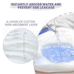 Waterproof Breathable Cotton Potty Training Pants for Babies (Set of 3)