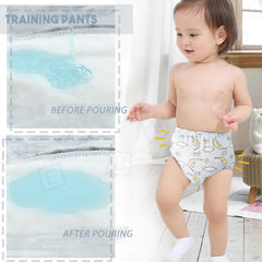 Waterproof Breathable Cotton Potty Training Pants for Babies (Set of 3)
