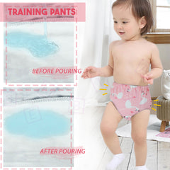 Waterproof Breathable Cotton Potty Training Pants for Babies (Set of 3)