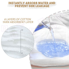 Waterproof Breathable Cotton Potty Training Pants for Babies (Set of 3)