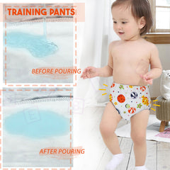 Waterproof Breathable Cotton Potty Training Pants for Babies (Set of 3)