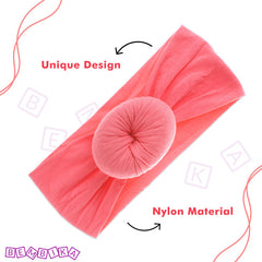 Baby Headband for Baby Hair Accessories for infant (Coral)