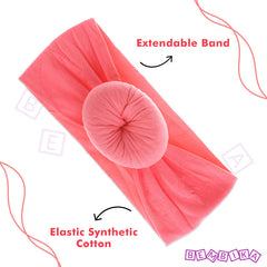 Baby Headband for Baby Hair Accessories for infant (Coral)